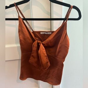Abercrombie and fitch satin top